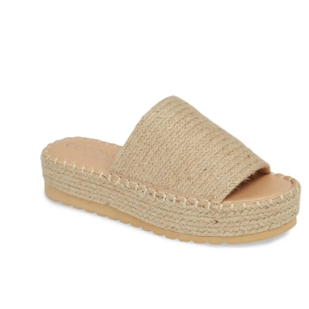 Beach by Matisse Womens Del Mar Raffia Platform Espadrilles